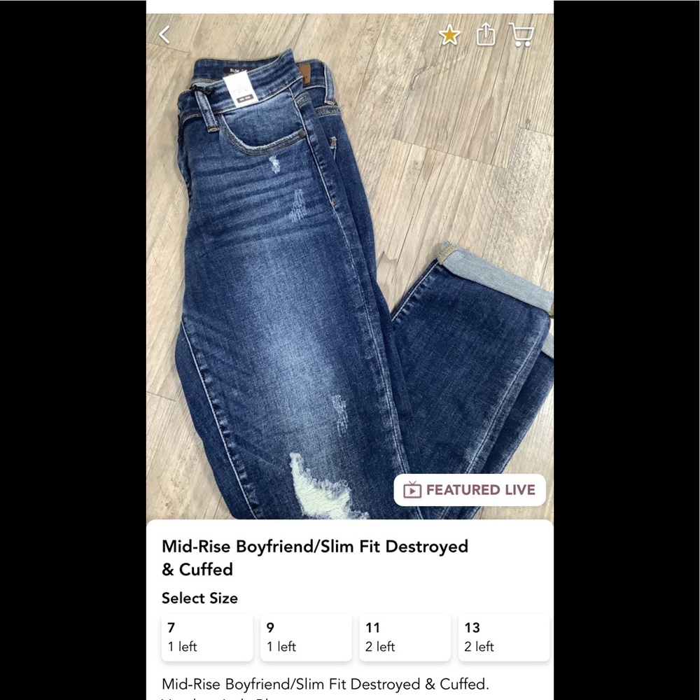 NWT Judy Blue 14 W